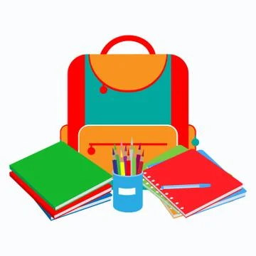 School supplies Stock Illustration