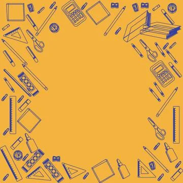School supplies Stock Illustration
