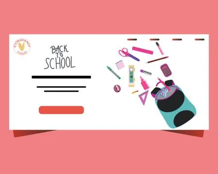 School supplies Stock Illustration