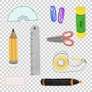 School supplies Stock Illustration