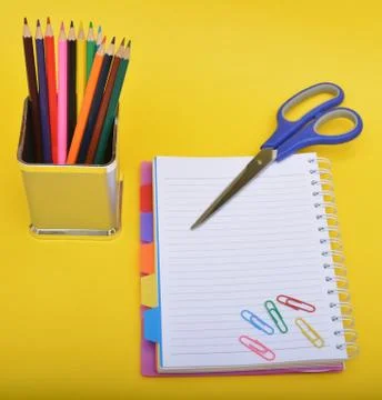 School supplies Stock Photos