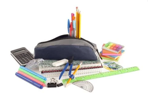 School supplies Stock Photos