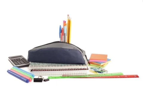 School supplies Stock Photos