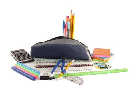 School supplies Stock Photos