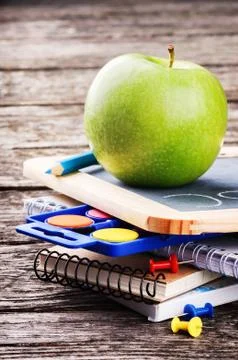 School supplies Stock Photos