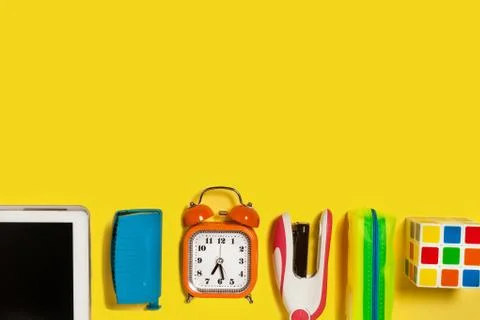 School supplies Stock Photos