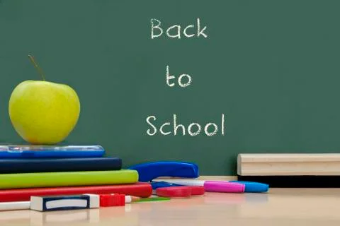 School supplies Stock Photos