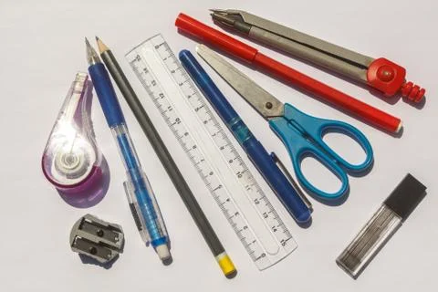 School supplies Stock Photos