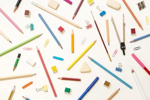 School supplies Stock Photos