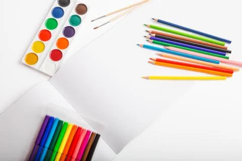 School supplies Stock Photos