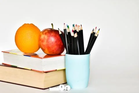 School supplies Stock Photos