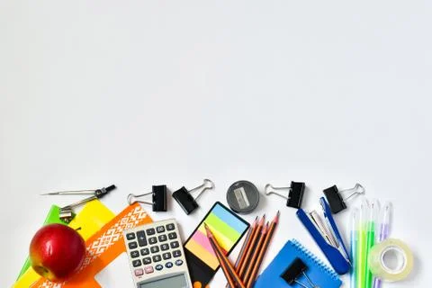 School supplies Stock Photos