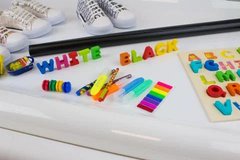 School supplies Foto stock