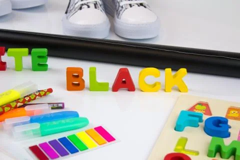 School supplies Stock Photos