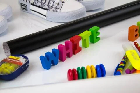 School supplies Stock Photos