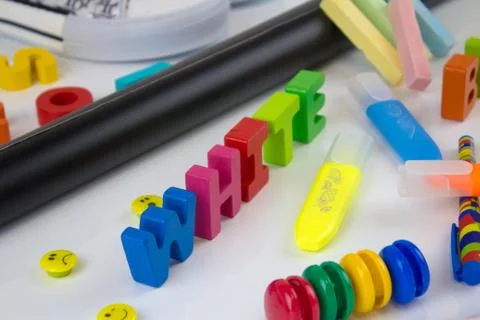 School supplies Stock Photos