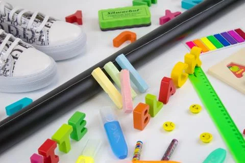 School supplies Foto stock