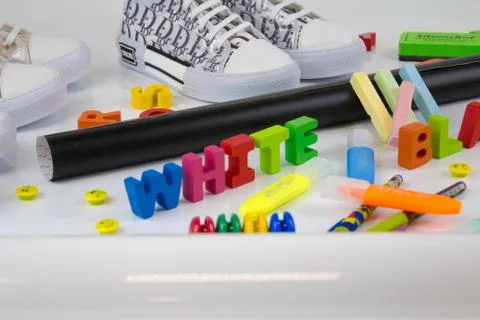 School supplies Stock Photos