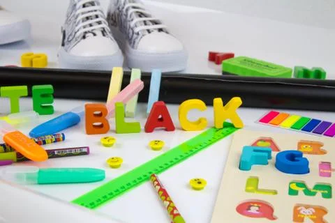 School supplies Stock Photos