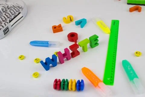 School supplies Stock Photos