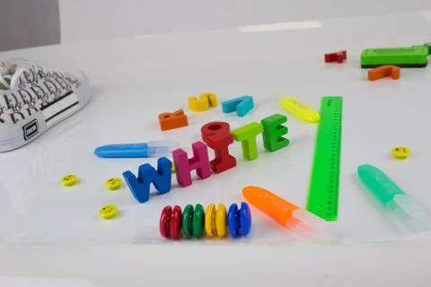 School supplies Stock Photos