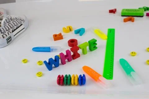School supplies Stock Photos