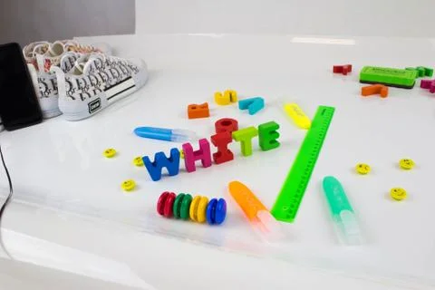 School supplies Foto stock