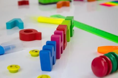School supplies Stock Photos