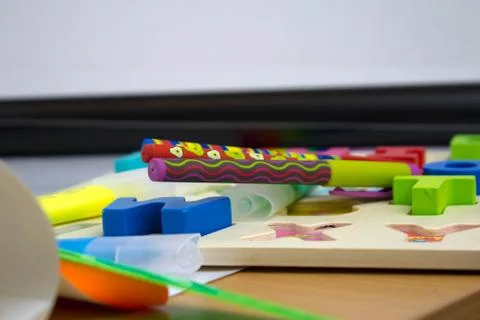 School supplies Stock Photos