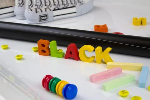 School supplies Stock Photos