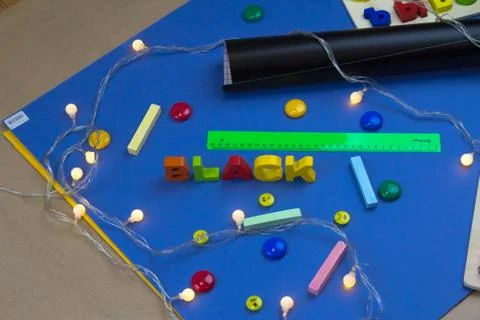 School supplies Stock Photos