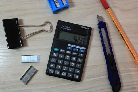 School supplies Stock Photos