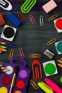 School supplies Foto stock