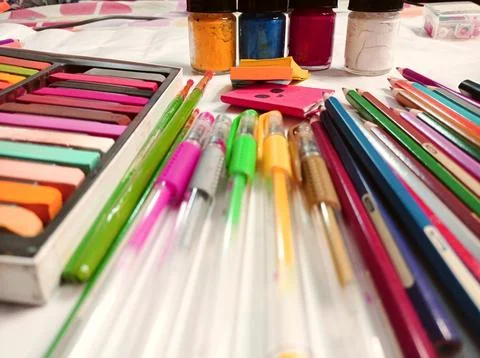 School supplies Foto stock