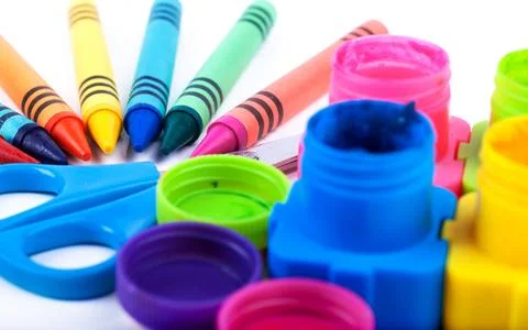 School supplies Stock Photos