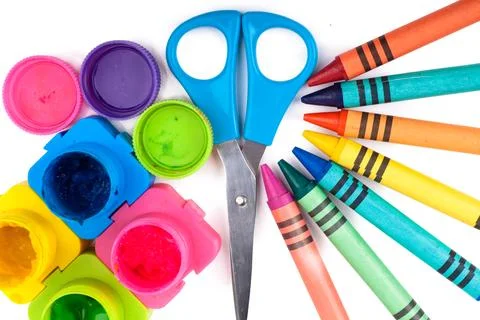 School supplies Stock Photos