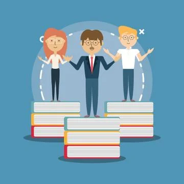 School teacher design Illustrazione stock