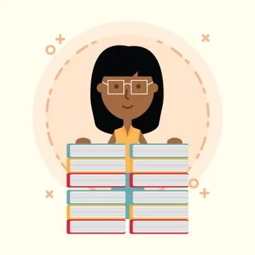 School teacher design Illustrazione stock