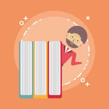 School teacher design Illustrazione stock