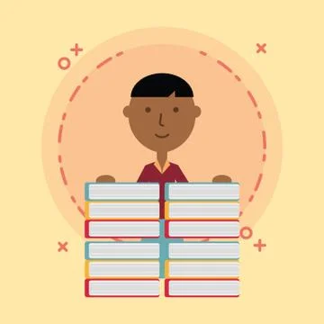 School teacher design Illustrazione stock