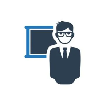 School Teacher Icon Stock Illustration