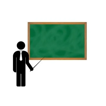 School teacher, professor Stock Illustration