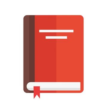 School textbook on white background, knowledge book - Vector イラスト素材
