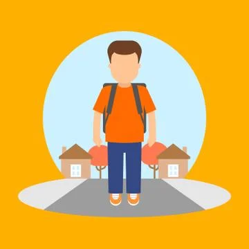 School theme vector illustration Stock Illustration