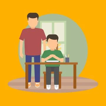 School theme vector illustration Stock Illustration