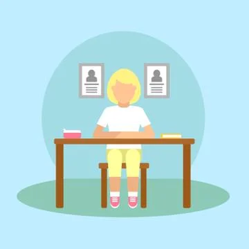 School theme vector illustration Stock Illustration