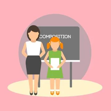 School theme vector illustration Illustrazione stock