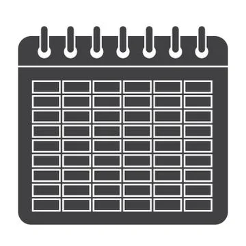 School Timetable Icon Stock Illustration