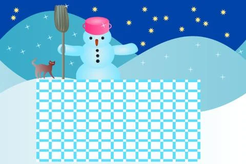 School timetable winter Stock Illustration