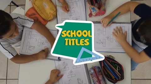 School Titles for After Effects Catálogo de After Effects